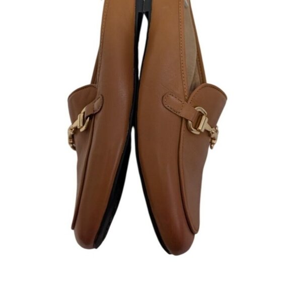 Vionic Womens 8.5 Adeline Mules Brown Leather Slides Loafer Horsebit Size 8.5 - Picture 5 of 7